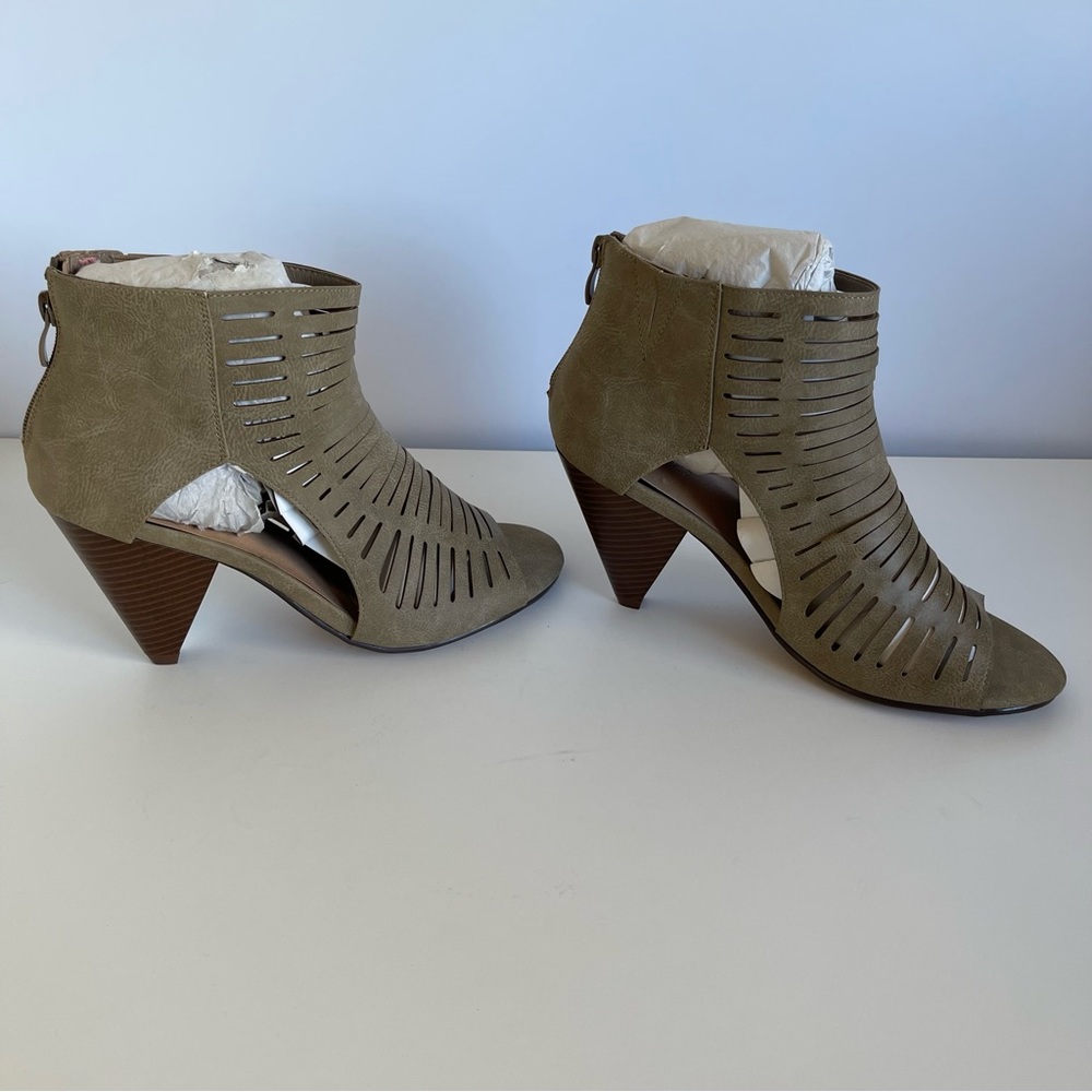 Torrid Perforated Peep Toe Bootie
